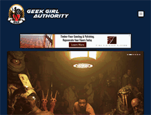 Tablet Screenshot of geekgirlauthority.com